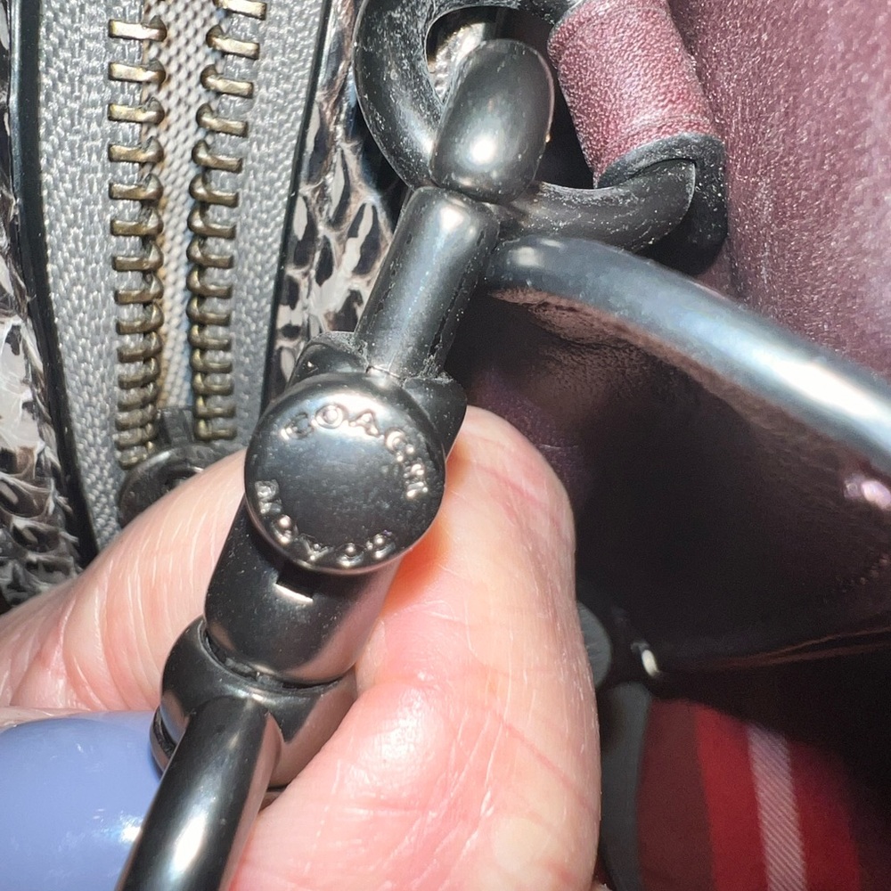 Coach Leather Satchel in Oxblood - Picture 8 of 15